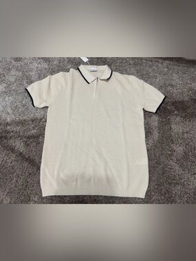 John Henric Blue Striped Linen Shirt Slim Fit